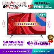 MegaPro 32" LED TV with Samsung Panel and Extra-Loud Sound