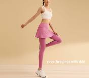 Zunma Yoga Skirted Leggings