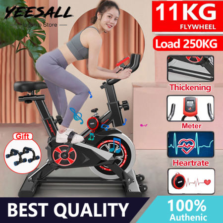 Yeesall LED Stationary Bike - Commercial Grade Spinning Bike