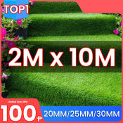 Eco-Friendly 2x10M Artificial Grass by SafeTurf