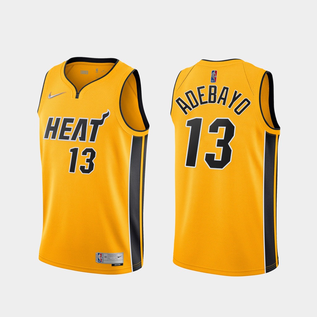 Top-selling Item] Bam Ado 13 Miami Heat White Association Edition  2022-23 3D Unisex Jersey NO6 Patch