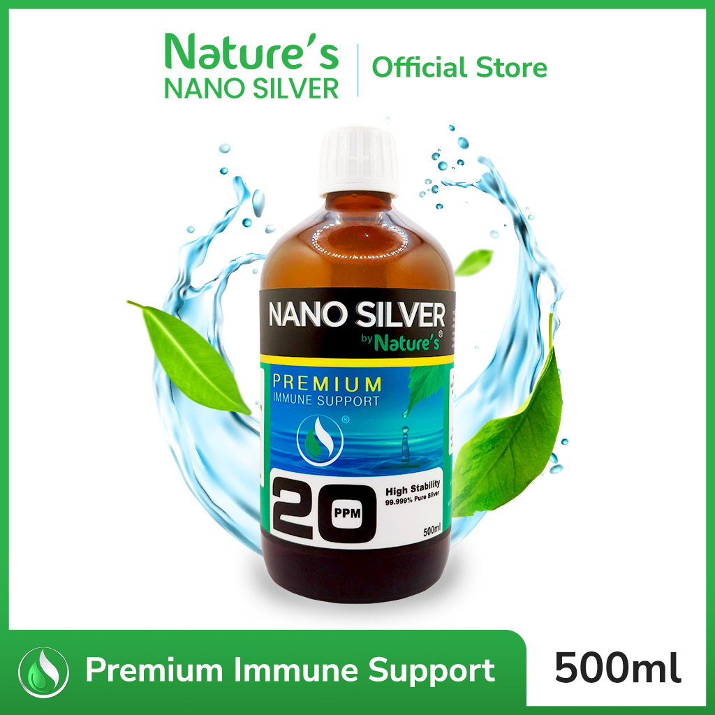 Nano Silver by Nature s Premium Immune Support 250ml 8.4 oz