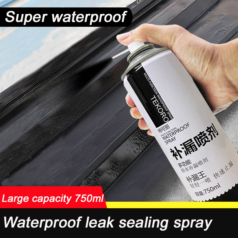 no longer leaking 550ML Happy Water Proof Spray Water proofing sealer Rapid Stop  Leaking Spray Waterproof Spray Roof Sealant Water Proof Spray Fast Leak Seal  Repair Spray Leak Sealer Spray Pipe Leakage