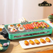 Goldex Multi-functional Simple Electric Green BBQ Grill