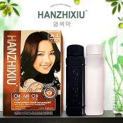 HANZHIXIU Golden Brown Red Purple Hair Dye with Peroxide