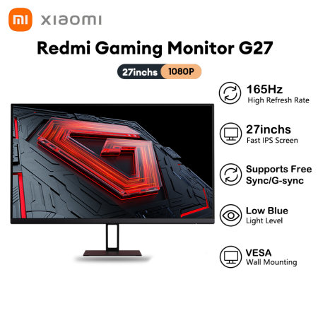 Xiaomi Redmi Gaming Monitor G27 - High-Performance 27" Display