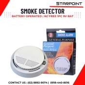 Smoke Detector - Fire Safety Alarm Device for Home Protection