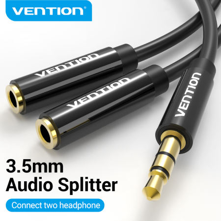 Vention 3.5mm Audio Splitter - Headphone Extension Cable