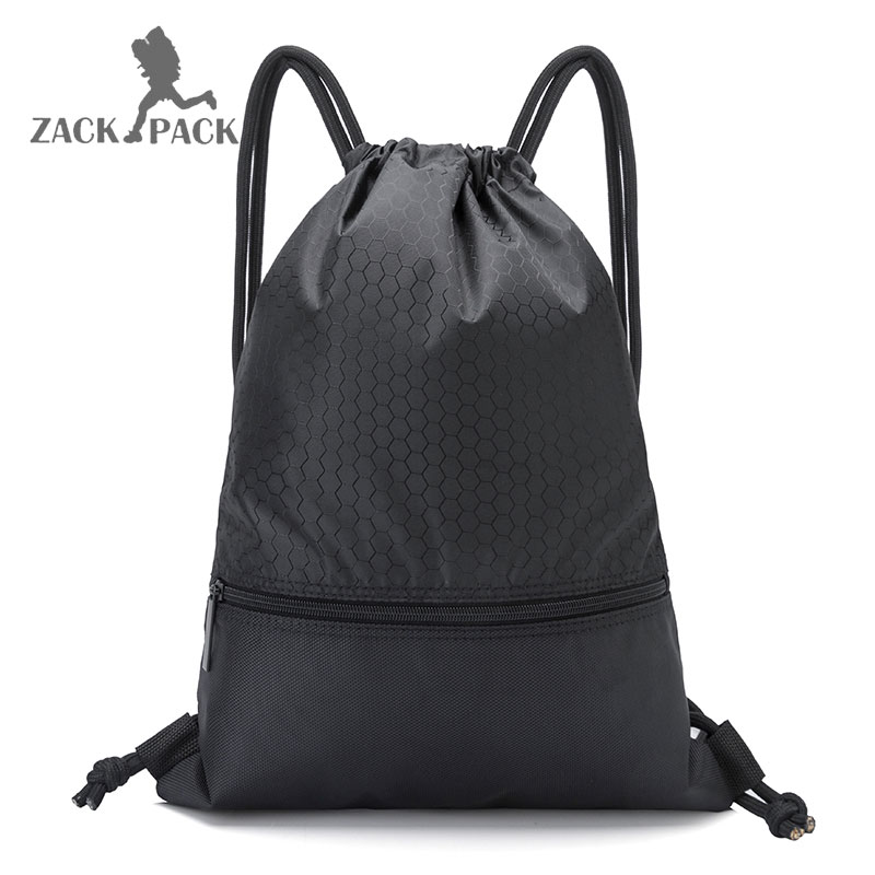 34*42cm 210D Waterproof Polyester Drawstring Backpack Bags