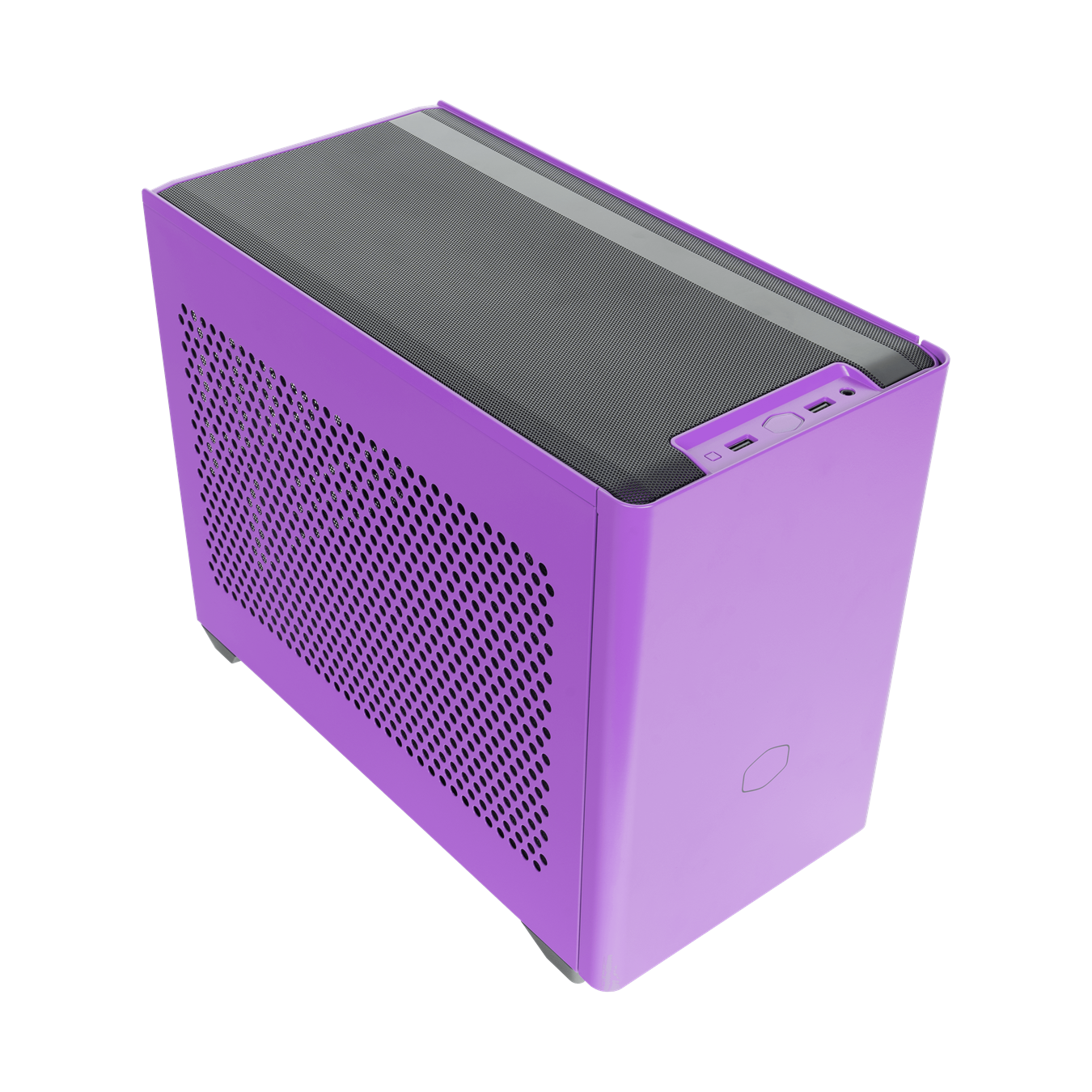 Cooler Master Masterbox NR200P with 2x120mm Non-RGB Fans- Purple - Main Image