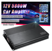 Powerful 4 Channel Car Amplifier with Subwoofer - 