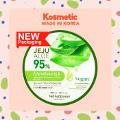 THE FACE SHOP Jeju Aloe Fresh Soothing Gel in Tub - 300ml