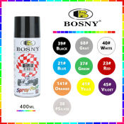 BOSNY Waterproof Acrylic Oil Based Paint Spray, 400mL