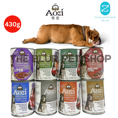 Aozi Pure Natural Organic Wet Dog Food Dog Accessories Essentials | Multiple Flavors To Choose