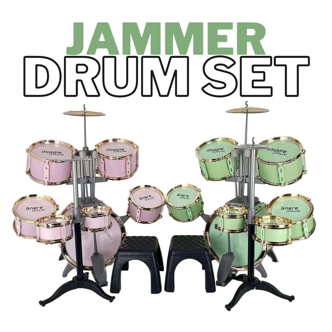 BYJ Beginner Drum Set for Kids - Large Percussion Instruments