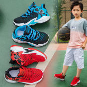 New basketball shoes for kids size braided high top basketball shoes for kids boy size29-40