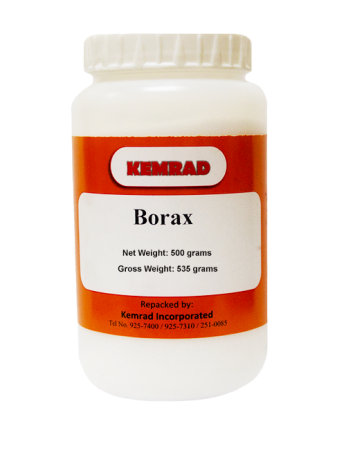 Kemrad Borax Powder Sodium Tetraborate Net Weight 500 grams