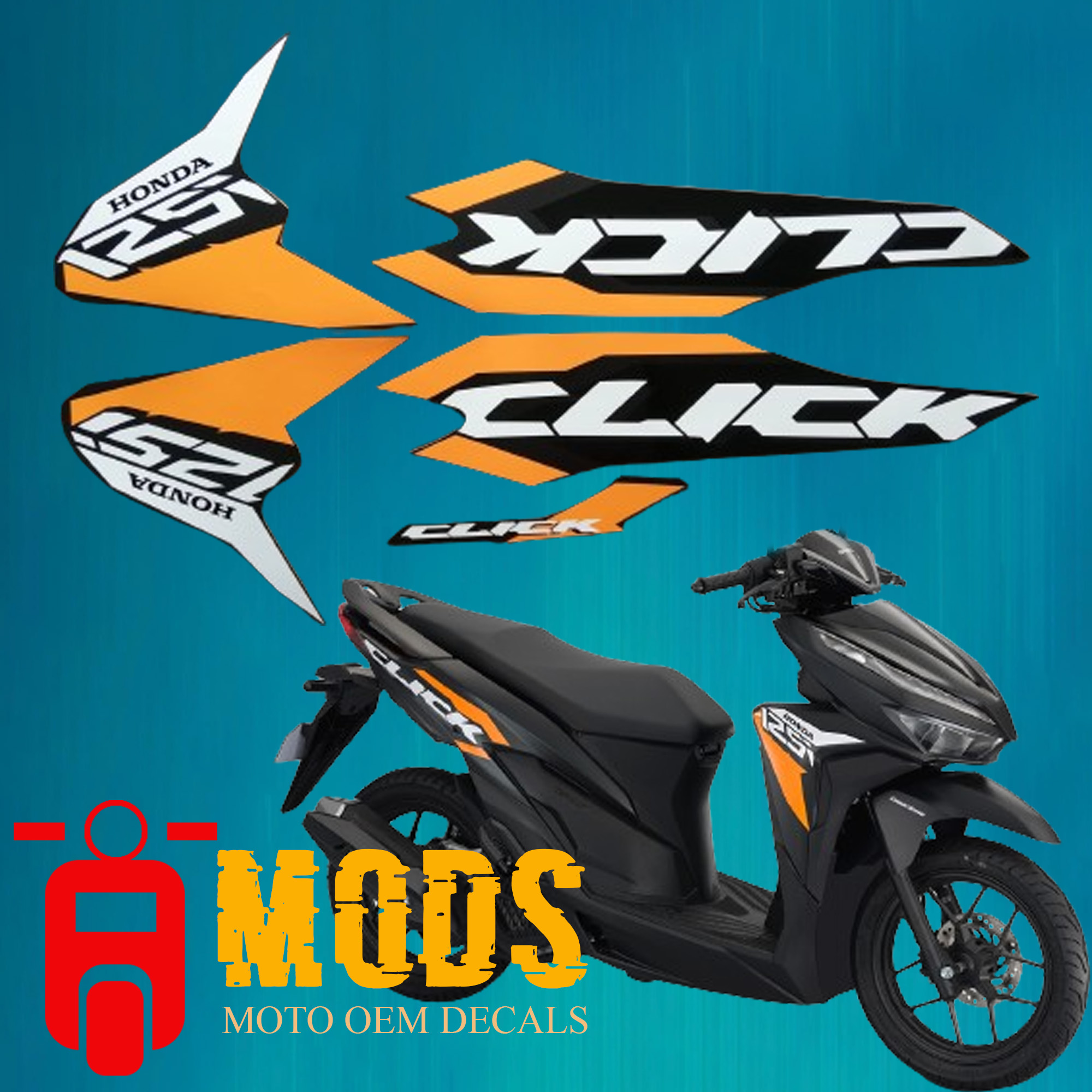 Sticker For Click Decals For Motorcycle Honda Click