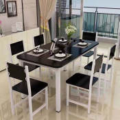 Kaisa Villa Dining Set - Sturdy 4-6 Seater Table with Chairs