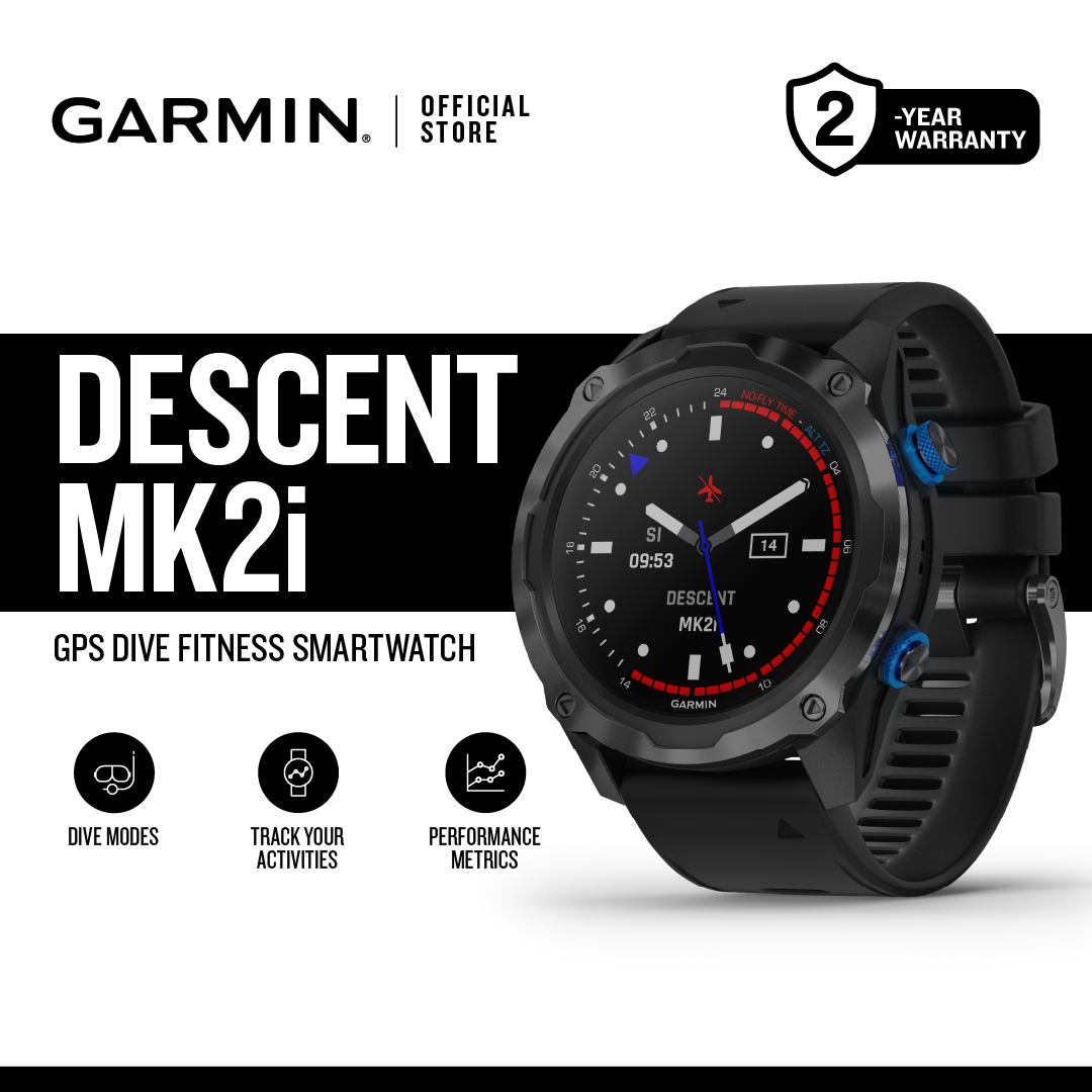 Garmin Descent G2, Dive Computer Fitness, GPS Smartwatch Lazada PH