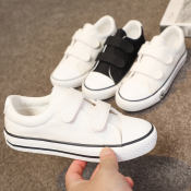 Skate Kids Shoes - White Canvas, Unisex (Brand: ???)