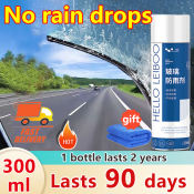 "Hydrophobic Glass Cleaner for Cars - 90 Day Protection"