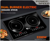 CLY Dual Induction Cooker - High Quality Ceramic Burner