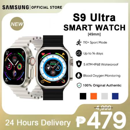 Samsung S9 Ultra Smart Watch: Original Branded Multifunction Sports Tracker