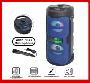 BIG Karaoke Bluetooth Speaker with Flashing Light and FREE Mic