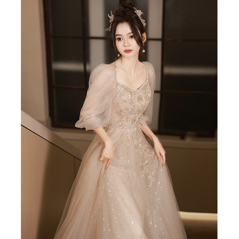 gown champagne color