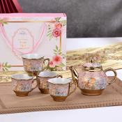 Elegant Princess Tea Pot and Tea Cup Set W/Gift BOX