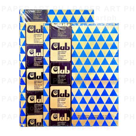 Club International Film Carbon Blue Carbon Paper Long Short