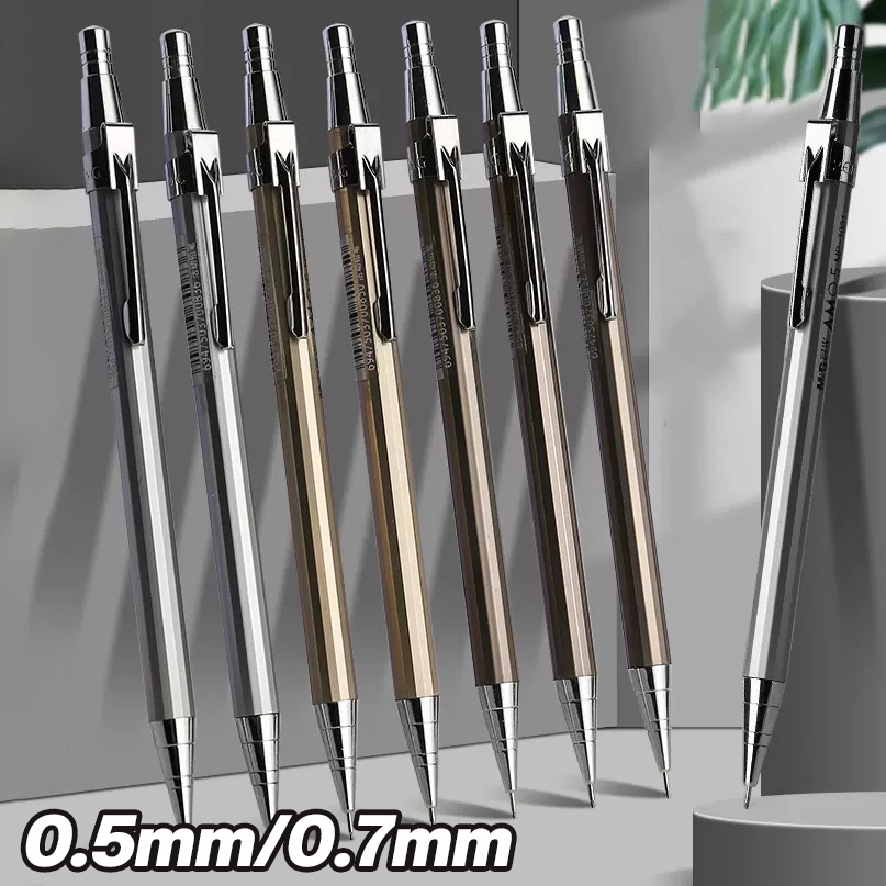 Metal Mechanical Pencil 0.5mm/0.7mm - Automatic Press Pen