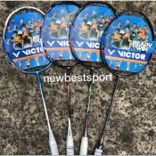 VICTOR Full Carbon Badminton Racket - Stiff, Flexible, 4U