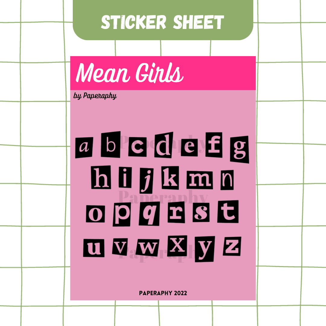 Mean Girls Stickers