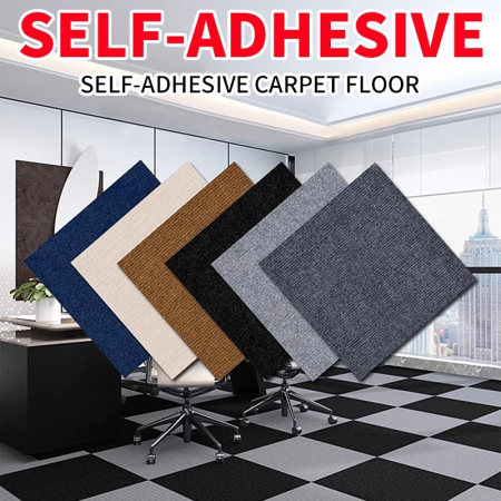 SXP Self-Adhesive Non-Slip Carpet Tiles for Bedroom & Living Room