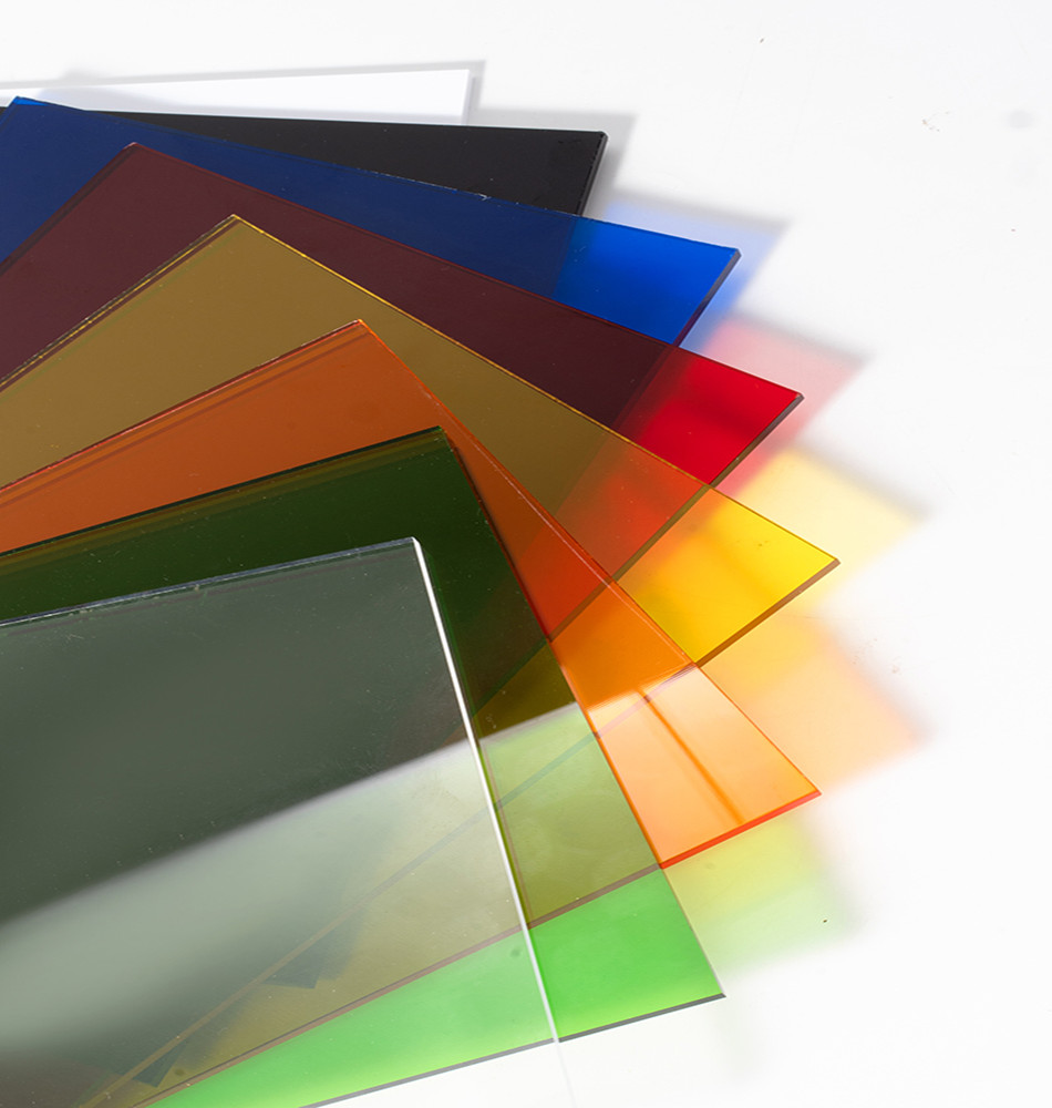 Transparent Acrylic Plexiglass Sheets in Assorted Colors (Brand: [if available])