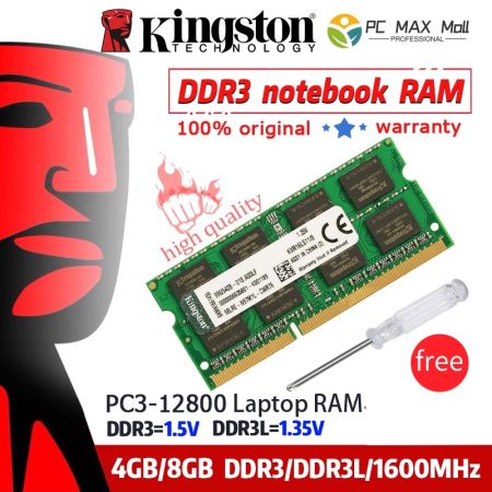 KINGSTON DDR3 Netbook RAM 4GB/8GB 1600Mhz