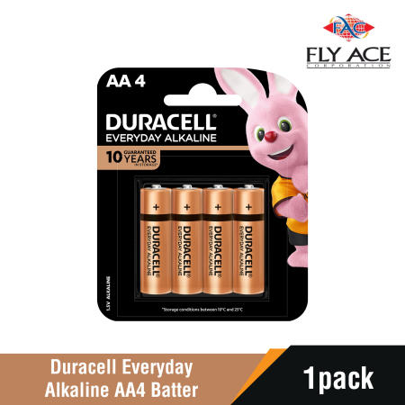 Duracell Everyday Alkaline AA4 Battery