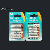 Sony Rechargeable Batteries - Metal Nickel High Quality