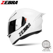 Venom Helmet - Zebra YM-611, Dual Visor, Full Face