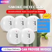 Daytech Smoke Detector Fire Alarm - Home/Office Security System