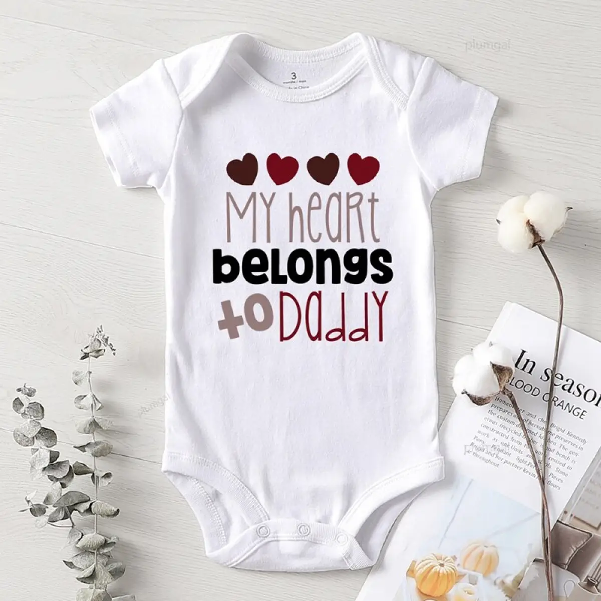 Love Printing My Heart Belongs To Daddy Baby Things For A Girl Children Jumpsuit Newborn Boy Winter Clothes Rompers For Girls Lazada