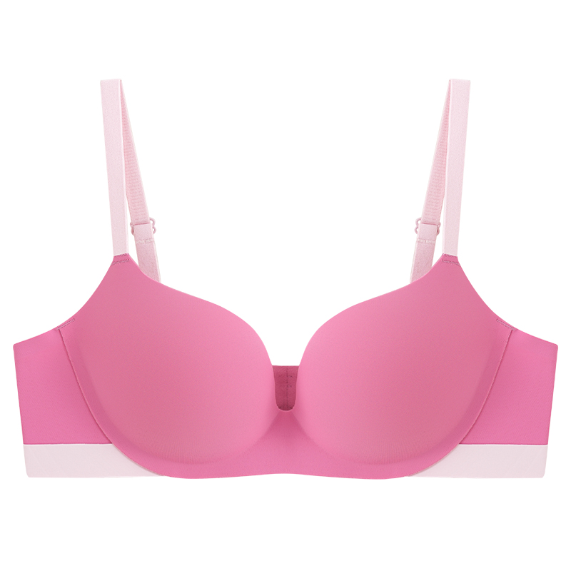Motovita Seamless Bra Contrasting Colors Push Up Brassiere Girl Dopamine Non-wired Underwear Sexy Lingerie Anti Sagging Bra - Image 3