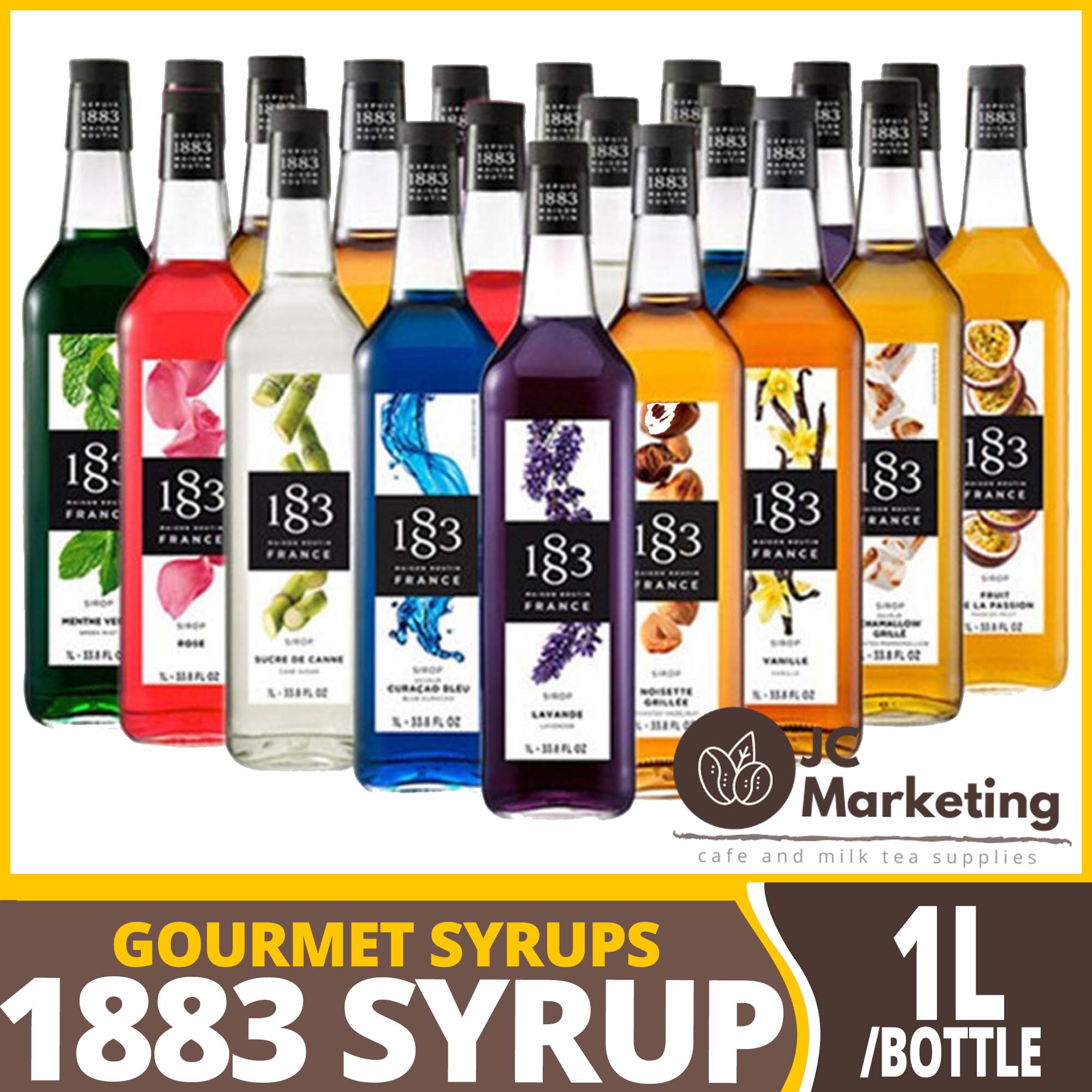 1883 Gingerbread Syrup - 1L (GLASS bottle)