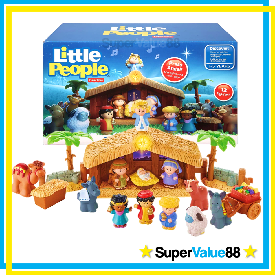 Fisher price little people best sale nativity playset