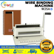 Officom Wire Binding Machine, Legal Size, 140 Binding Capacity