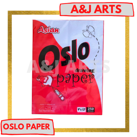 Oslo Paper Sold Per Ream Drawing Paper For Kids 9x12 250 sheets 250 pcs Asian Random Brand Oslo Paper Oslopaper