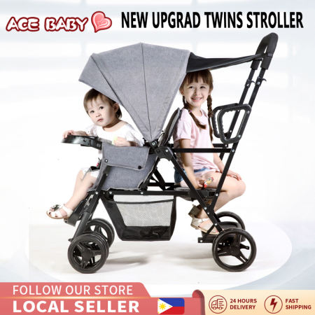 Detachable Lightweight Twin Stroller - Brand Name (if available)