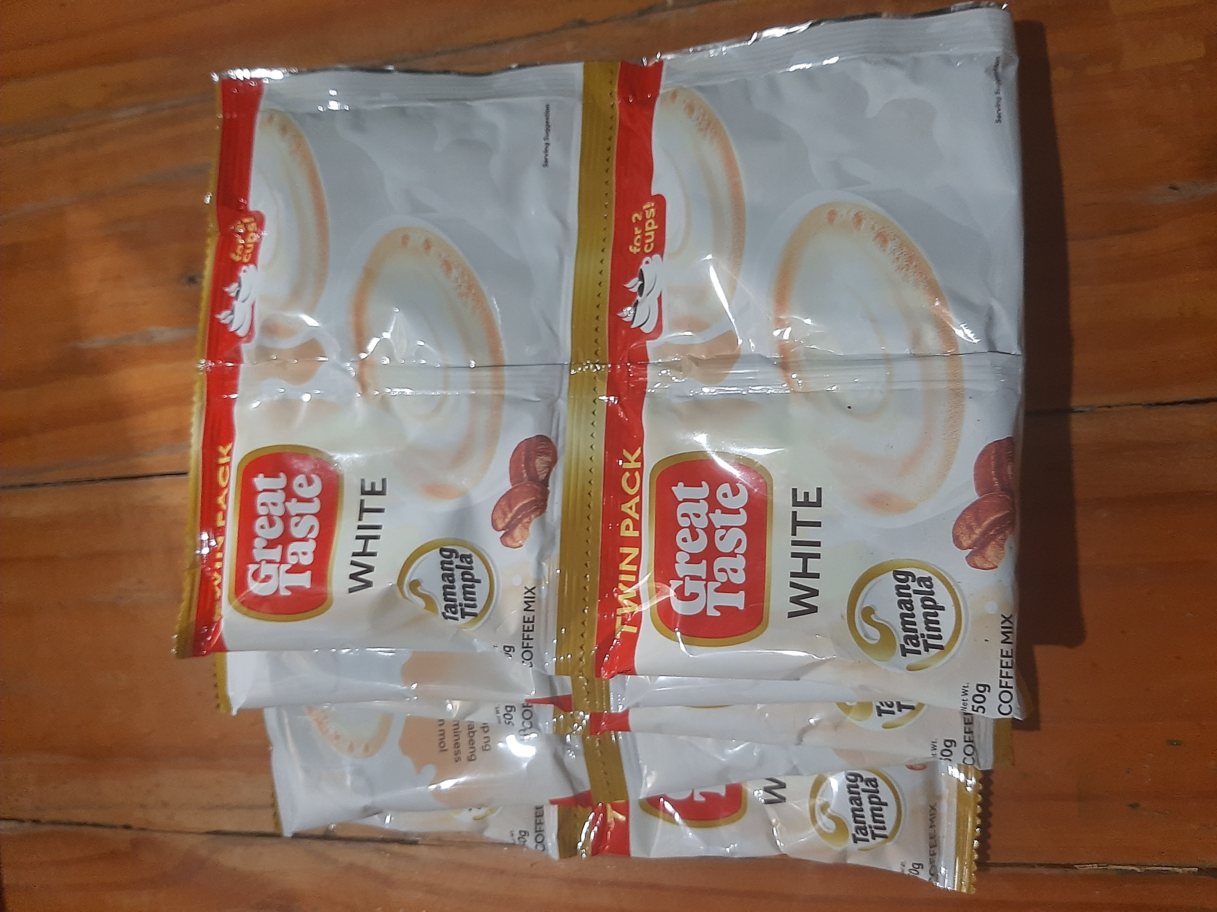 Great Taste 3in1 Coffee - White Twin Pack Light Roast Twin Pack